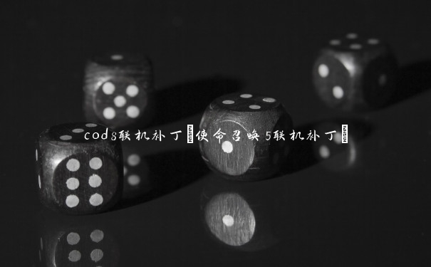 cod8联机补丁(使命召唤5联机补丁)