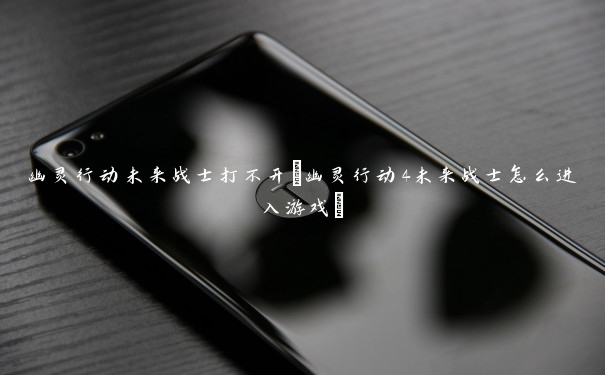 幽灵行动未来战士打不开(幽灵行动4未来战士怎么进入游戏)