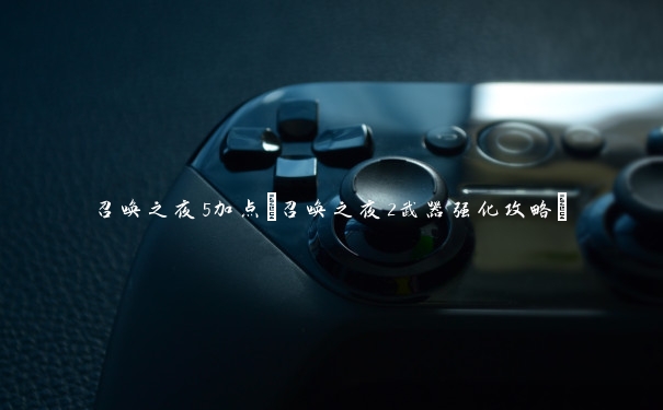 召唤之夜5加点(召唤之夜2武器强化攻略)
