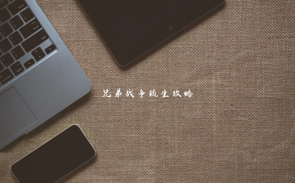 兄弟战争琉生攻略