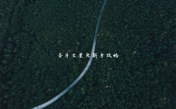 圣斗士星矢新手攻略