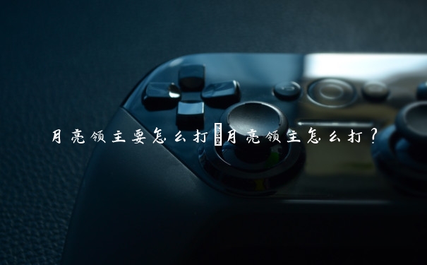 月亮领主要怎么打　月亮领主怎么打？