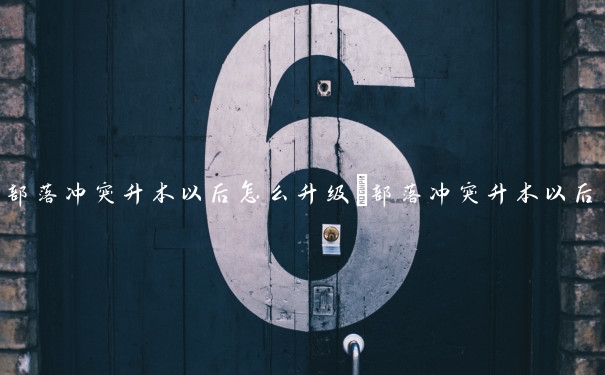 部落冲突升本以后怎么升级　部落冲突升本以后怎么升级快