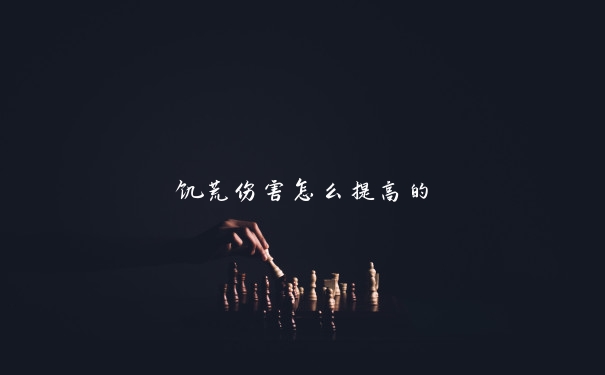 饥荒伤害怎么提高的