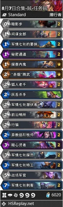 炉石传说暴风城任务贼卡组　炉石传说暴风城任务贼卡组怎么玩