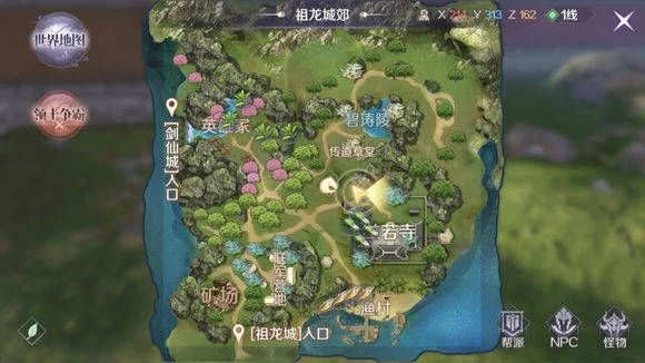 完美世界怪物分布图详细解析
