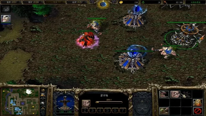 魔兽争霸四英雄战术解析：DK、巫妖、恐惧魔王战术要点