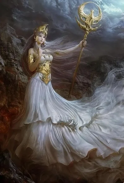 西方神话中的战争女神：雅典娜、马尔斯、塞赫美特的力量与智慧象征